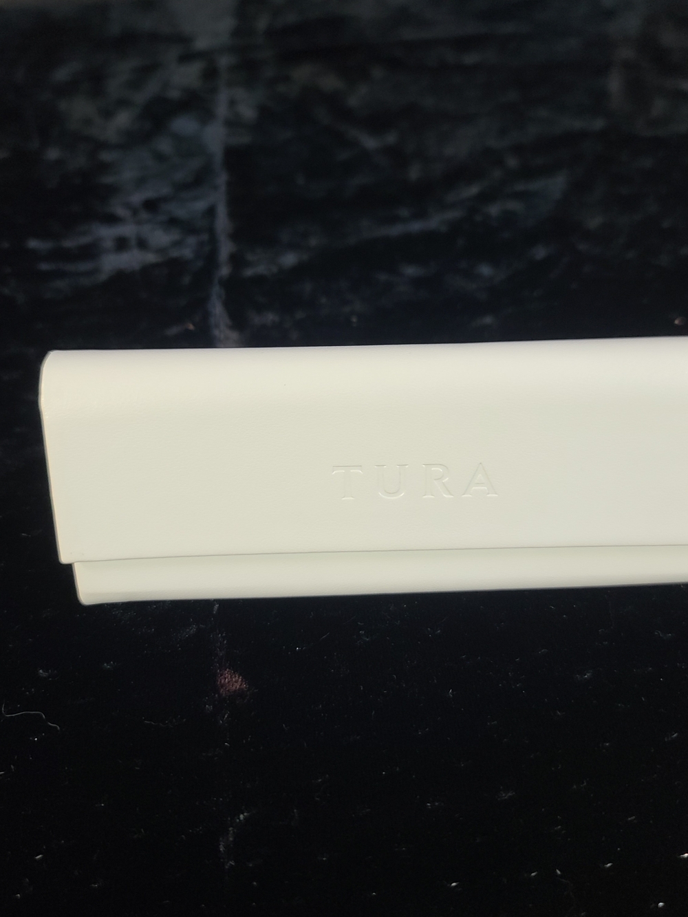 Aldo Tura Cream Eyeglass Case